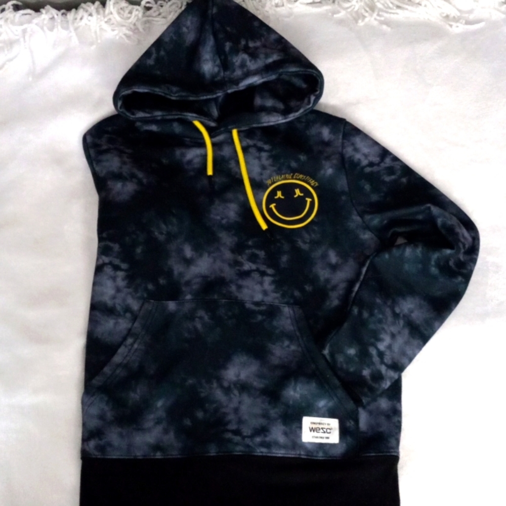Black tyedye Hoodie